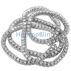 Iced Out Rhodium Bling Bling Chain