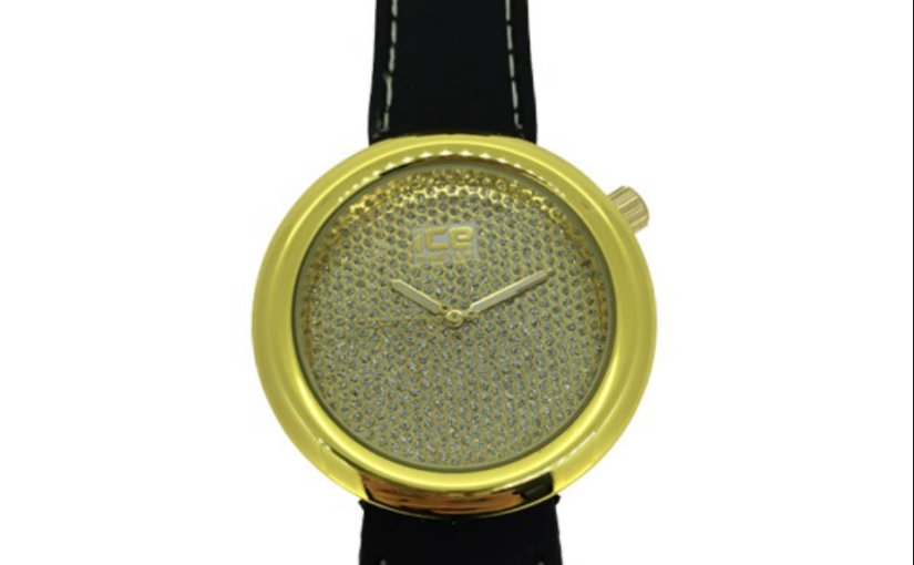 Tell Time In Style With The Gold Round Polished Bezel Watch From Hip Hop Bling