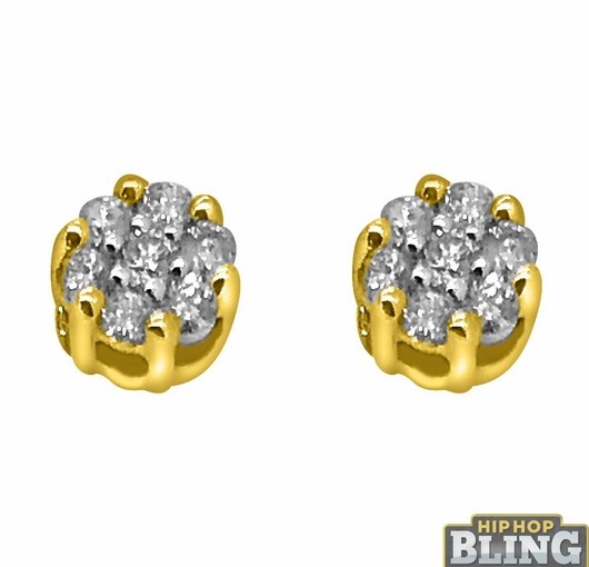 Turn Heads With Fresh Iced Out Earrings For Sale From Hip Hop Bling